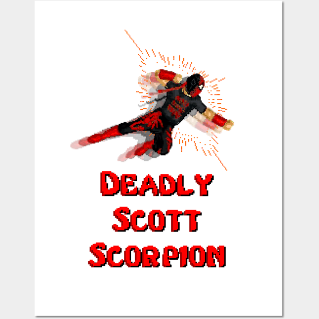 Deadly Scott Scorpion - QWA Wall Art by ChewfactorCreative